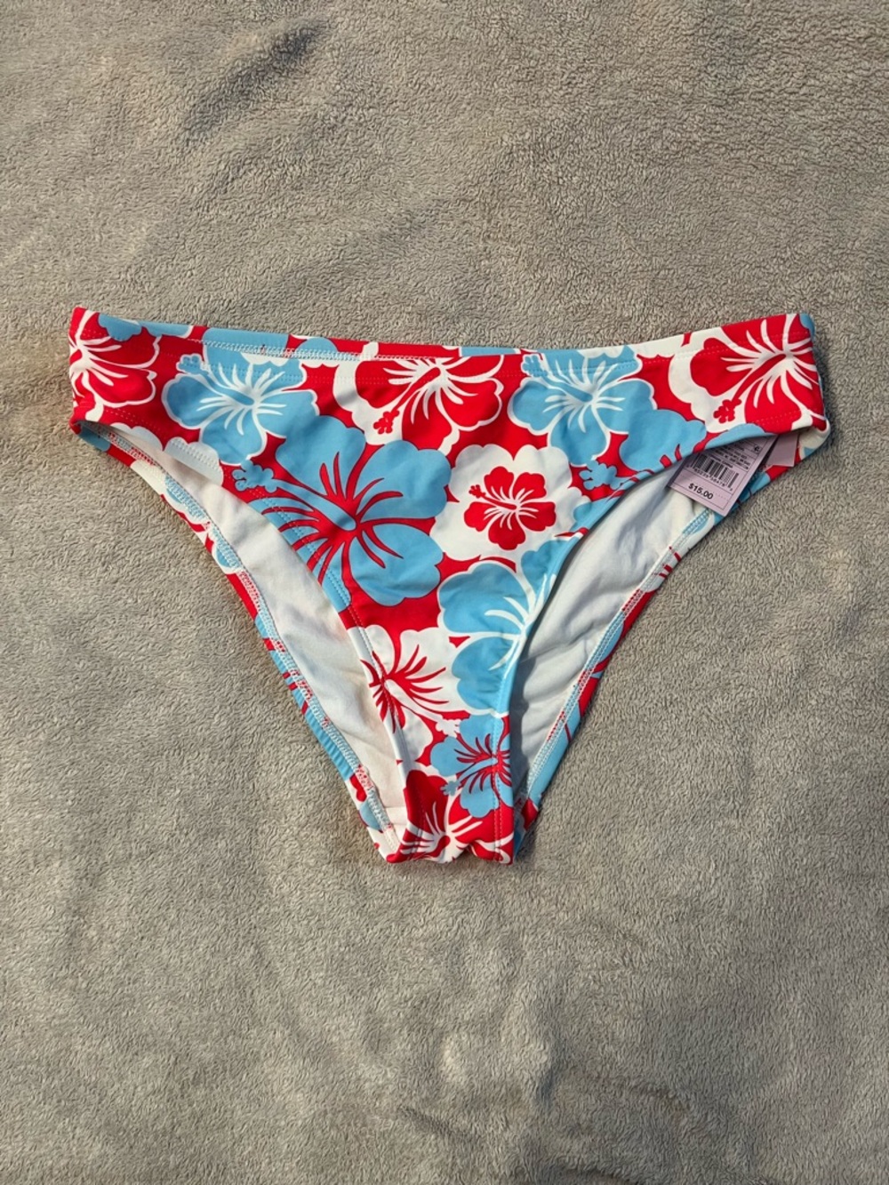 Wild Fable Women’s Low Rise Bikini Bottoms Size X NWT Hibiscus Print Cheeky
